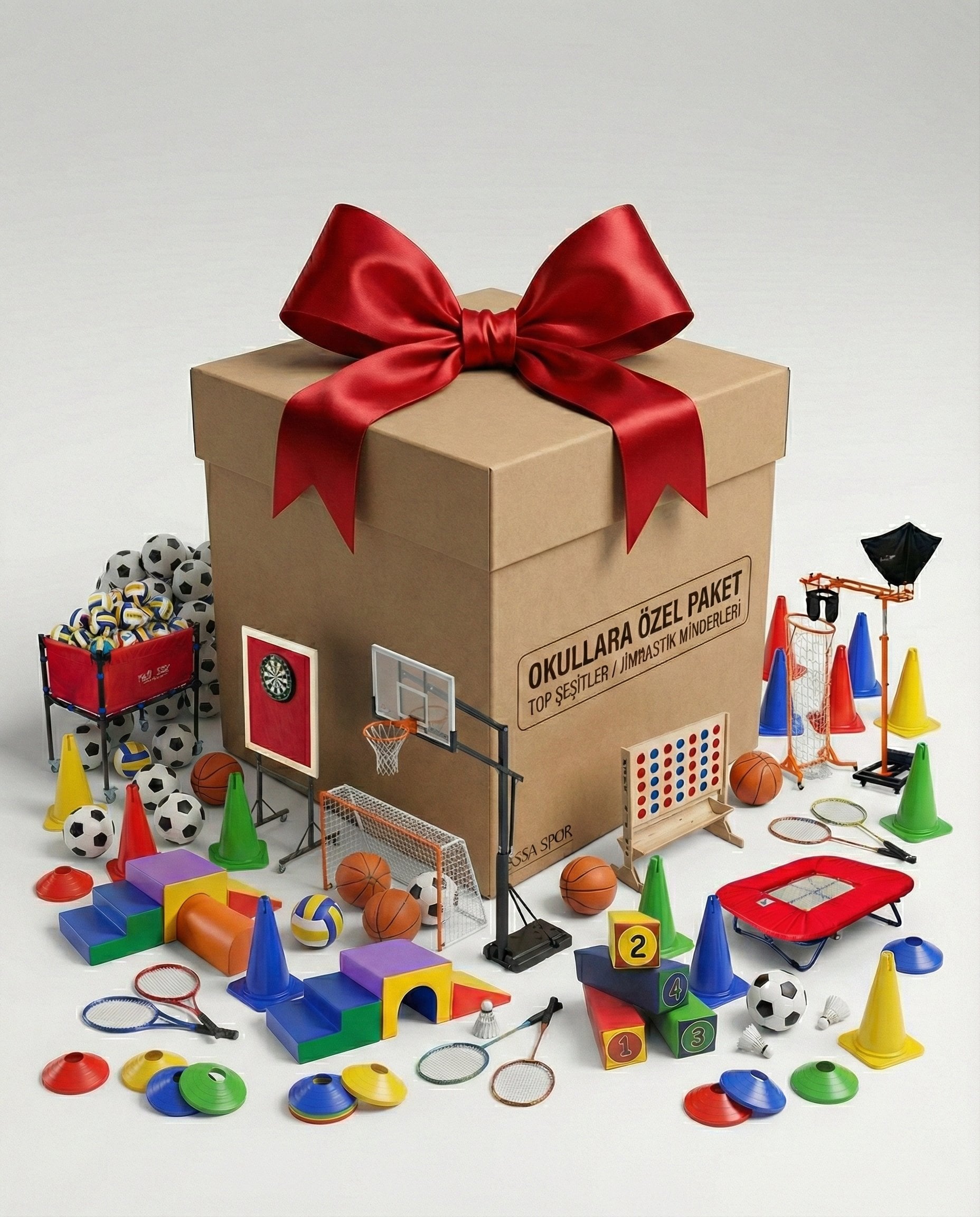 ASSA SPOR okullara özel spor paketi - örnek paket görseli (AI)