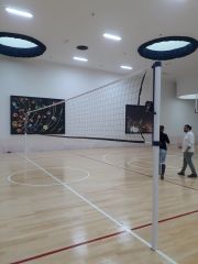 Voleybol Dikmesi Standart İthal Kriko Sistemli Yükseklik Ayarlı Mapalı (Whıtefıce Diamond Model) Detay Fotoğrafı