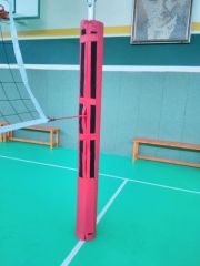Voleybol Direği Koruma Pedi(Düz Model) Kırmızı Spor Salonu Kullanımı