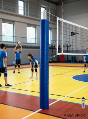 Voleybol Direği Koruma Pedi(Düz Model) Mavi
