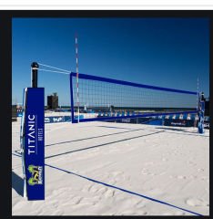 Voleybol Direği Koruma Pedi(Dijital Baskı) Spor Salonu Kullanımı