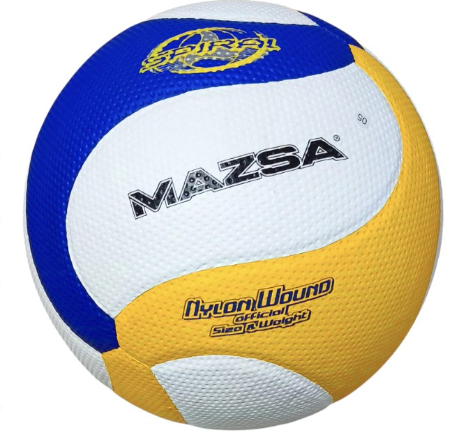 VB-KRU05001 MAZSA PU MİCRO FİBER VOLEYBOL TOPU BEYAZ-SARI-LACİVERT
