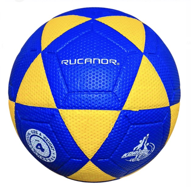 KB-2908660204 RUCANOR PU MICRO FİBER KORFBALL TOPU SARI-LACİVERT 4 NO