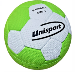 HB-MSC0101 UNISPORT CELLULER RUBBER HENTBOL TOPU 1 NO YEŞİL-BEYAZ