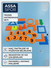 Voleybol Taktik İşaret Seti