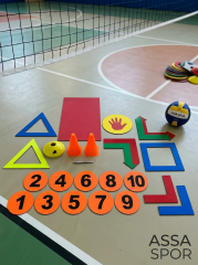 Voleybol Taktik İşaret Seti