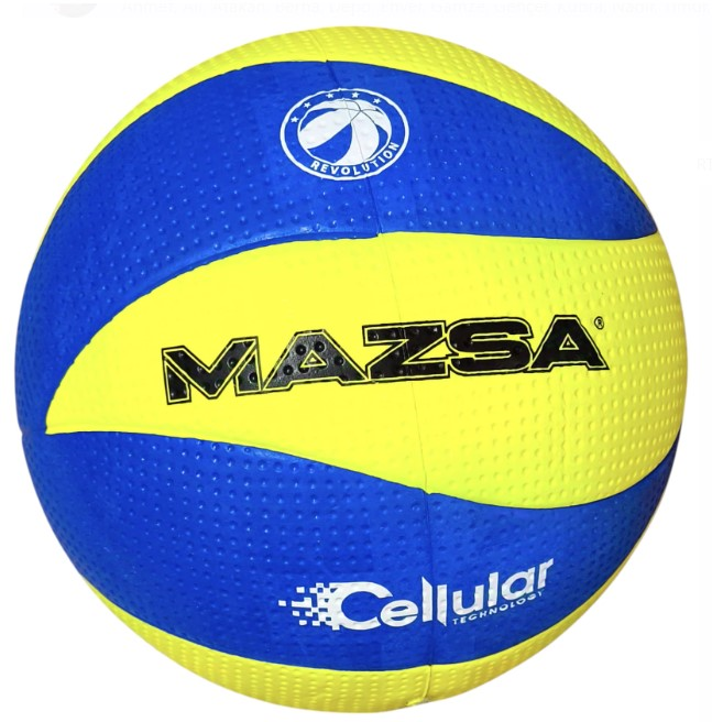 VB-KRC05001 MAZSA CELLULER RUBBER VOLEYBOL TOPU SARI LACİVERT