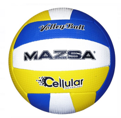VB-KRC05000 MAZSA CELLULER RUBBER VOLEYBOL TOPU BEYAZ-LACİVERT-SARI