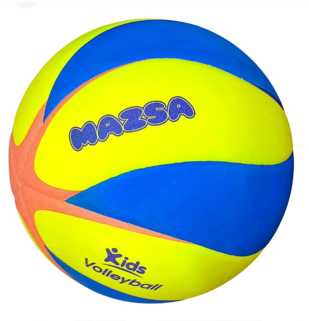 VB-KRF05000 MAZSA EVA FOAM KİDS VOLEYBOL TOPU SARI-LACİVERT