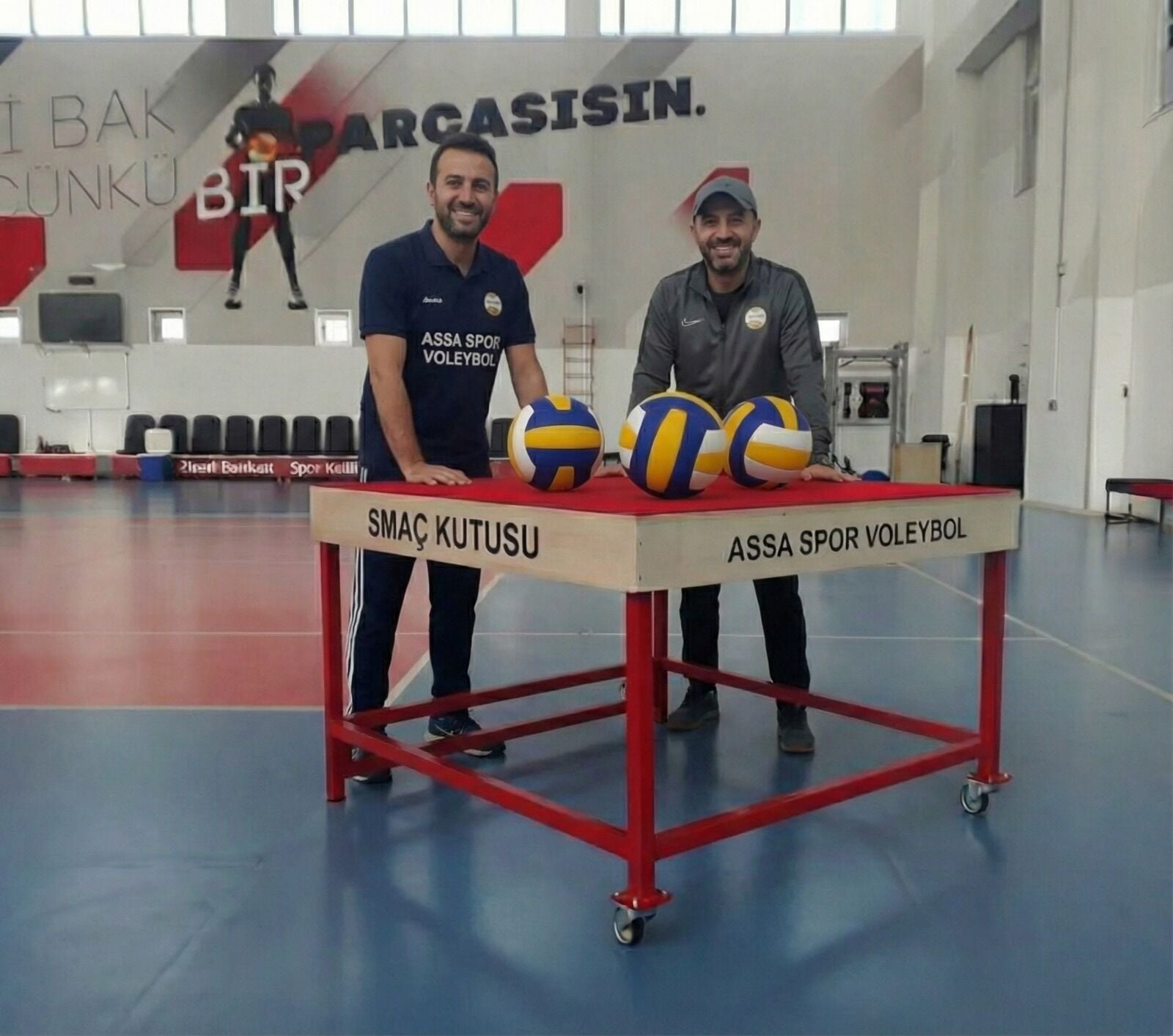 ASSA SPOR Voleybol Smaç Kutusu Metal - Voleybol Ekipmanı Üretimi