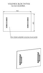 ASSA SPOR Voleybol Blok Tahtası - Voleybol Ekipmanı Üretimi