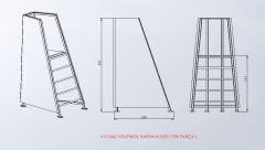 ASSA SPOR Voleybol Hakem Kulesi Tek Parça - Voleybol Hakem Sandalyesi Üretimi