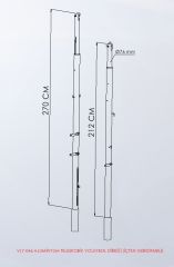 ASSA SPOR Aluminyum Teleskobik Voleybol Direği - Voleybol Direği Üretimi