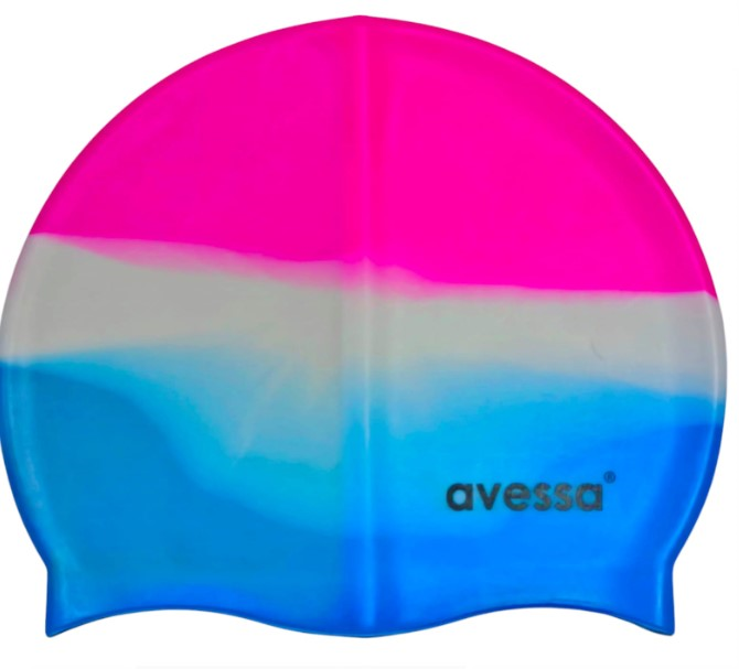 AVESSA MC-904 GÖKKUŞAĞI SİLİKON BONE PEMBE-BEYAZ-MAVİ