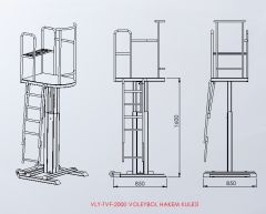 ASSA SPOR Voleybol Hakem Kulesi - Voleybol Hakem Sandalyesi Üretimi
