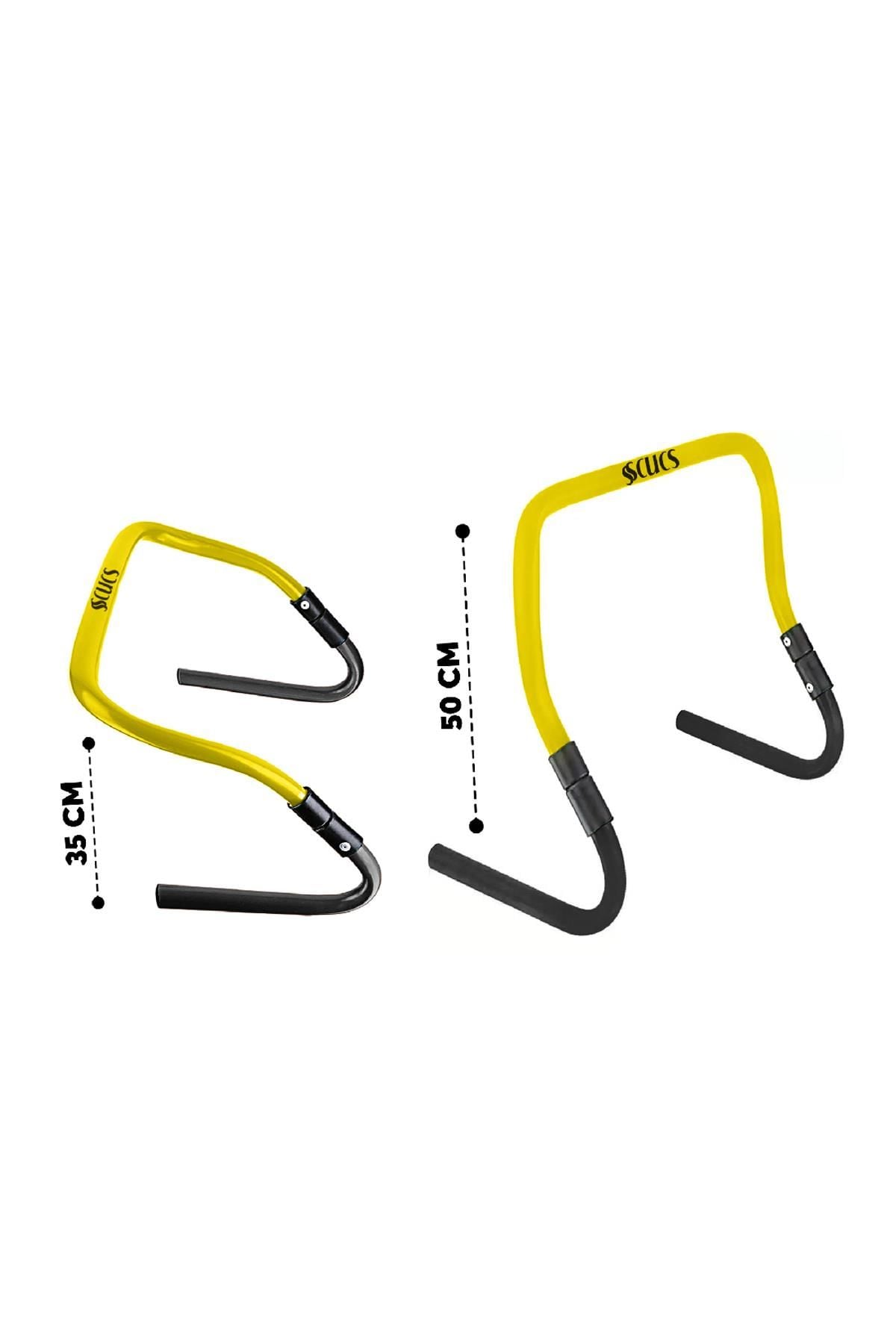 Scucs 1231 Ayarlanabilir 35Cm-50Cm Zıplama Engeli Çantalı 5Li Set - Antrenman Engeli | ASSA SPOR