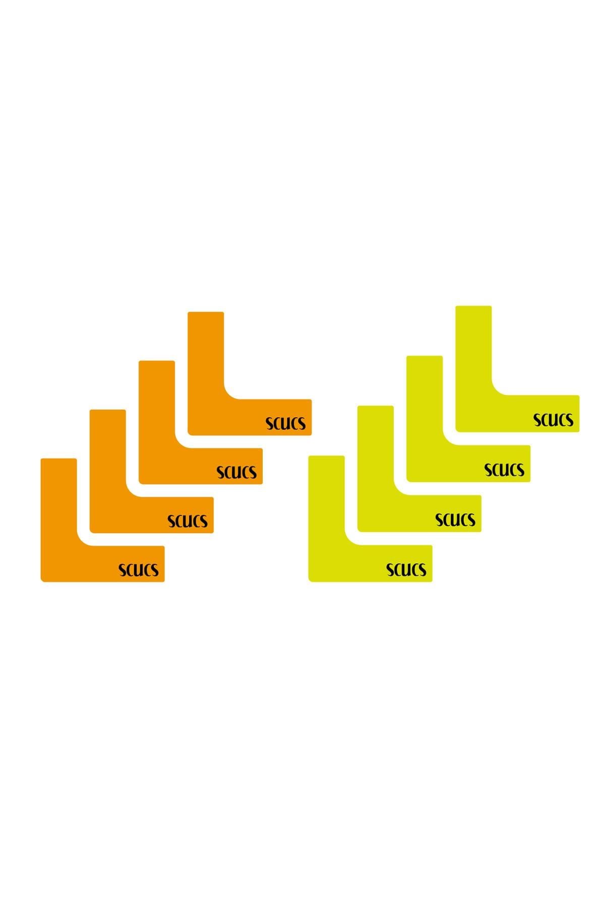 ASSA SPOR Scucs 1400 Köşe Yer İşareti 4Lü Set - Spor Ekipmanı Üretimi