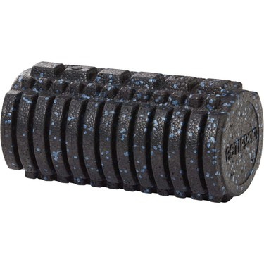 FOAM ROLLER TIRTIKLI MASAJ RULOSU TÜR:STANDART RENK: SİYAH-MAVİ 45 CM