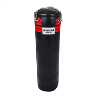AVESSA 135X35 SUNİ DERİ SİYAH BOKS TORBASI