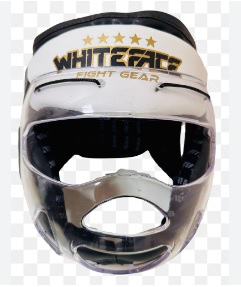 WHİTE FACE TAEKWONDO YÜZ KORUMALI KASK
