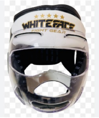 WHİTE FACE TAEKWONDO YÜZ KORUMALI KASK