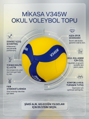 MİKASA V345W OKUL VOLEYBOL TOPU