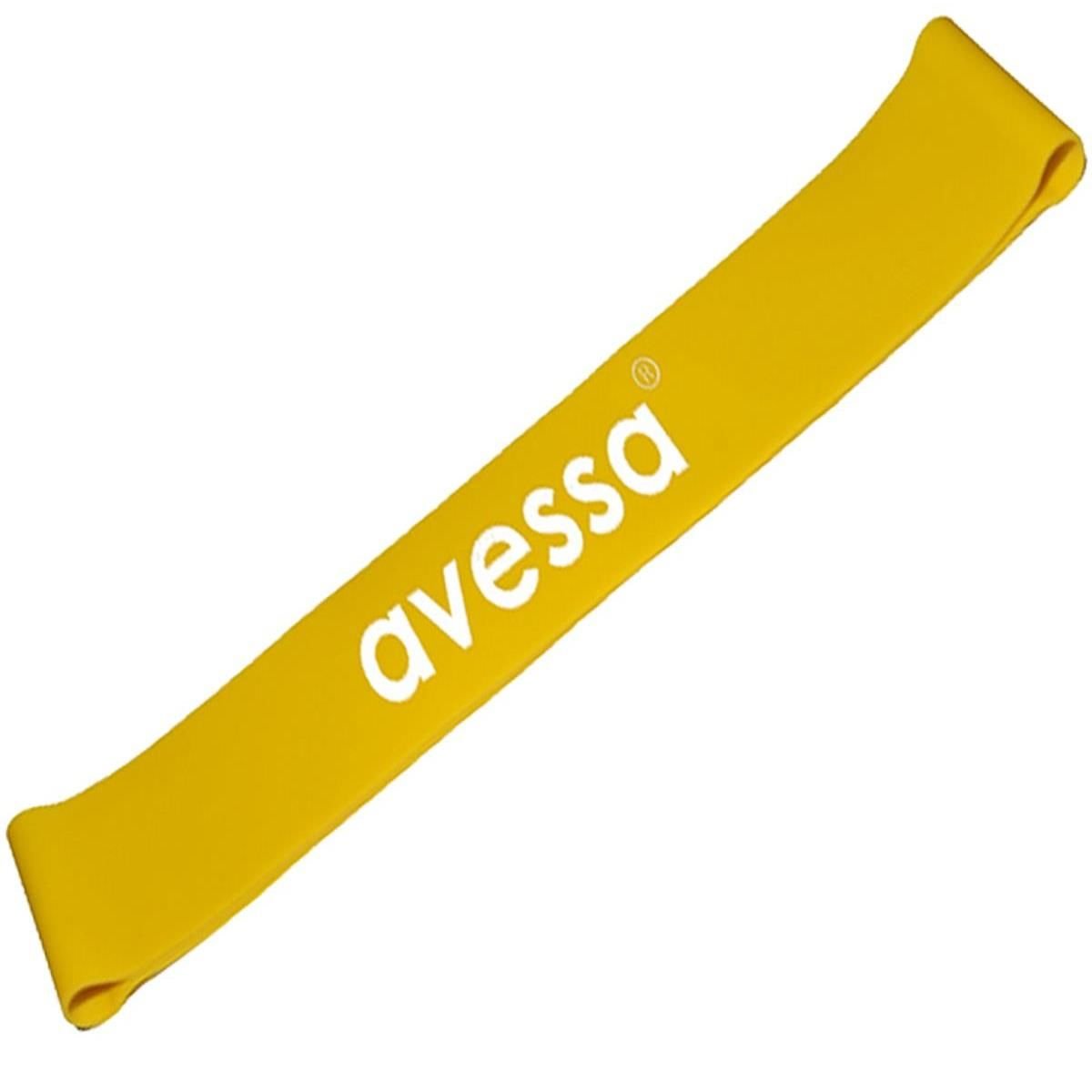 Avessa Latex Aerobik Band Hafif Direnç Sarı Lab100 - Direnç Lastiği | ASSA SPOR