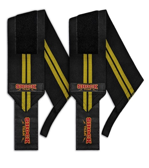 SHOCK TEAM PRO WRİST WRAPS SİYAH-SARI