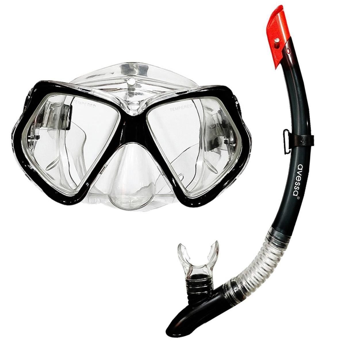 ASSA SPOR Avessa Şnorkel Set Siyah - Spor Ekipmanı Üretimi