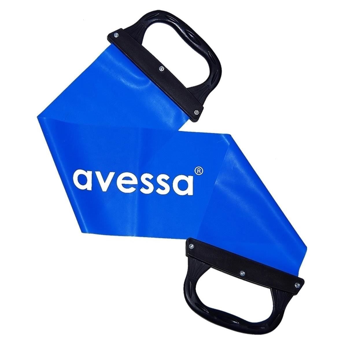 ASSA SPOR Avessa Tutamaçlı Pilates Bandı Sert Direnç Mavi - Pilates Ekipmanı Üretimi