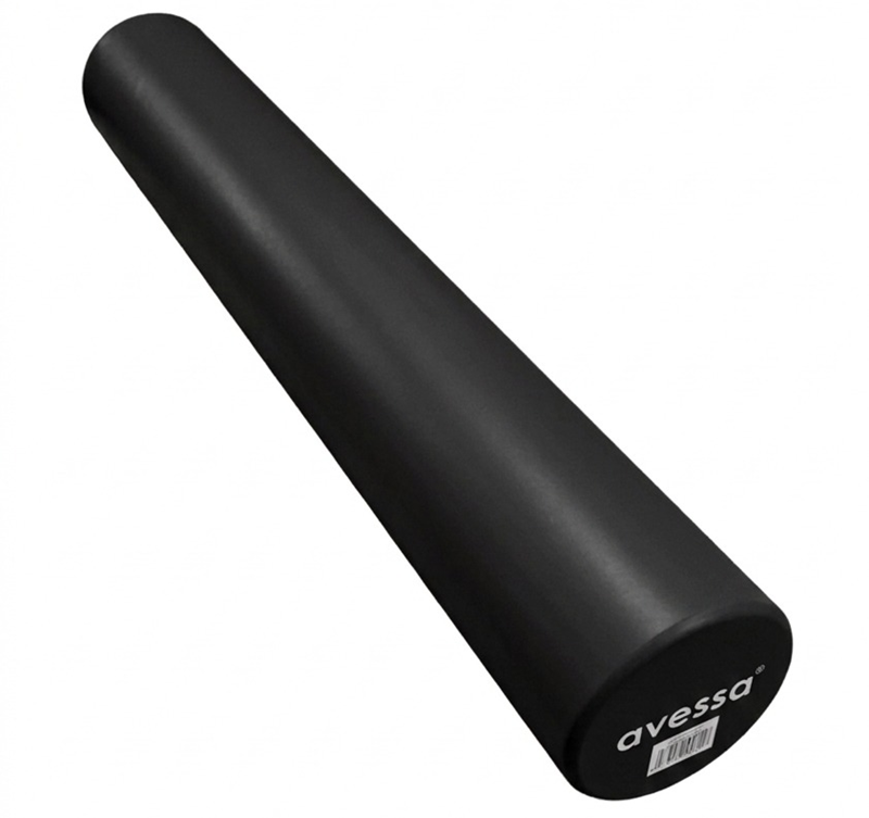 AVESSA BFR-90X15-BLACK UZUN FOAM ROLLER SİYAH RENK 90X15 CM