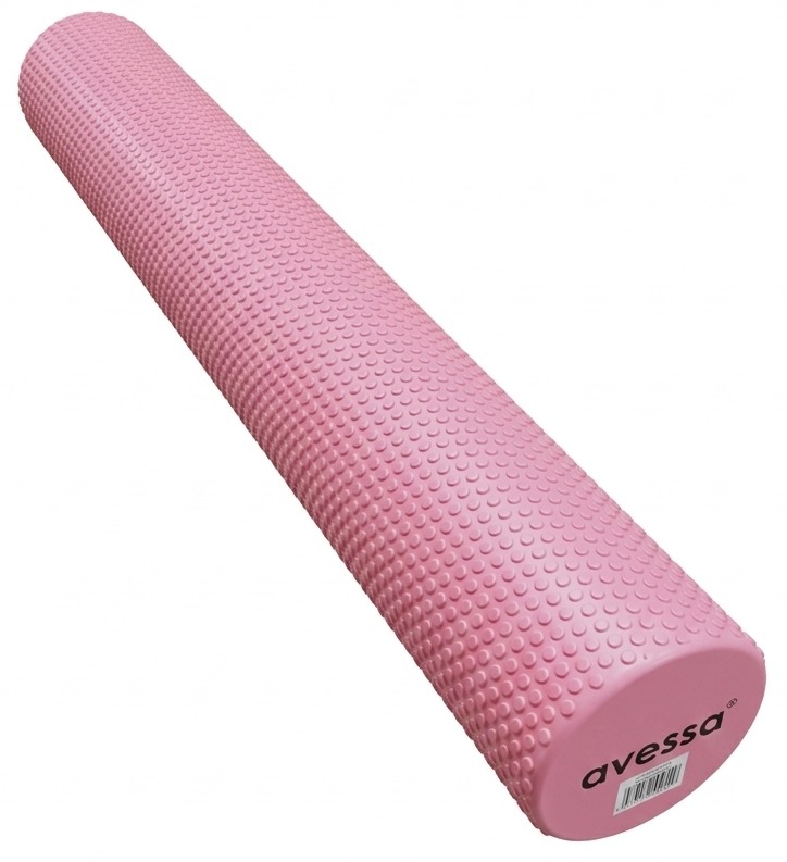 AVESSA AFR-90X15-PİNK MASAJLI UZUN FOAM ROLLER PEMBE 90X15 CM