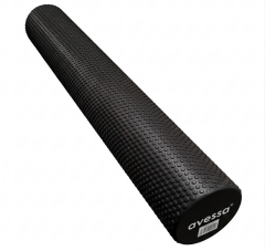 AVESSA AFR-90X15-BLACK MASAJLI UZUN FOAM ROLLER SİYAH 90X15 CM