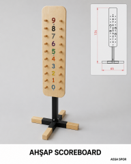 Ahşap Scoreboard