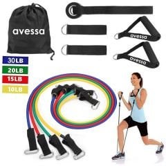 Avessa 4 Lü Direnç Lastiği Seti 10 Parça Acs-400 - Direnç Lastiği | ASSA SPOR