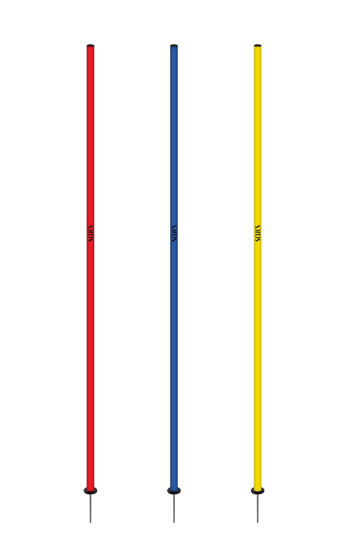 Scucs 1167 Çivili Slalom Çubuğu 160 Cm 3Lü - Slalom Antrenman Seti | ASSA SPOR