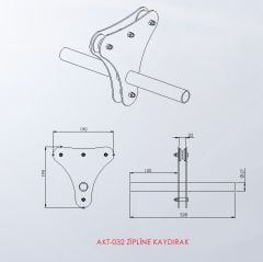 ZİPLİNE HALAT KAYDIRAK