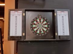 Duvara Monte Dart Dolabı Yan Görünüm