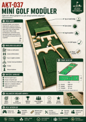 Mini Golf Modüler | Okul ve Etkinlik Organizatörleri İçin Animasyon ve Aktivite Ekipmanı