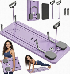 AVESSA REFORMER-200 MOR PİLATES REFORMER SETİ EV TİPİ