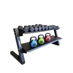 İki Katlı Hex Dambıl Standı - ASSA SPOR Üretimi CrossFit Ekipmanı