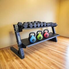 İki Katlı Hex Dambıl Standı