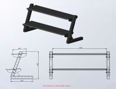 İKİ KATLI HEX DAMBIL STANDI