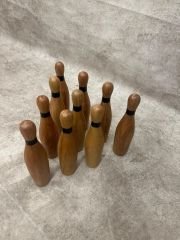 Ahşap Bowling Seti Spor Salonu Kullanımı