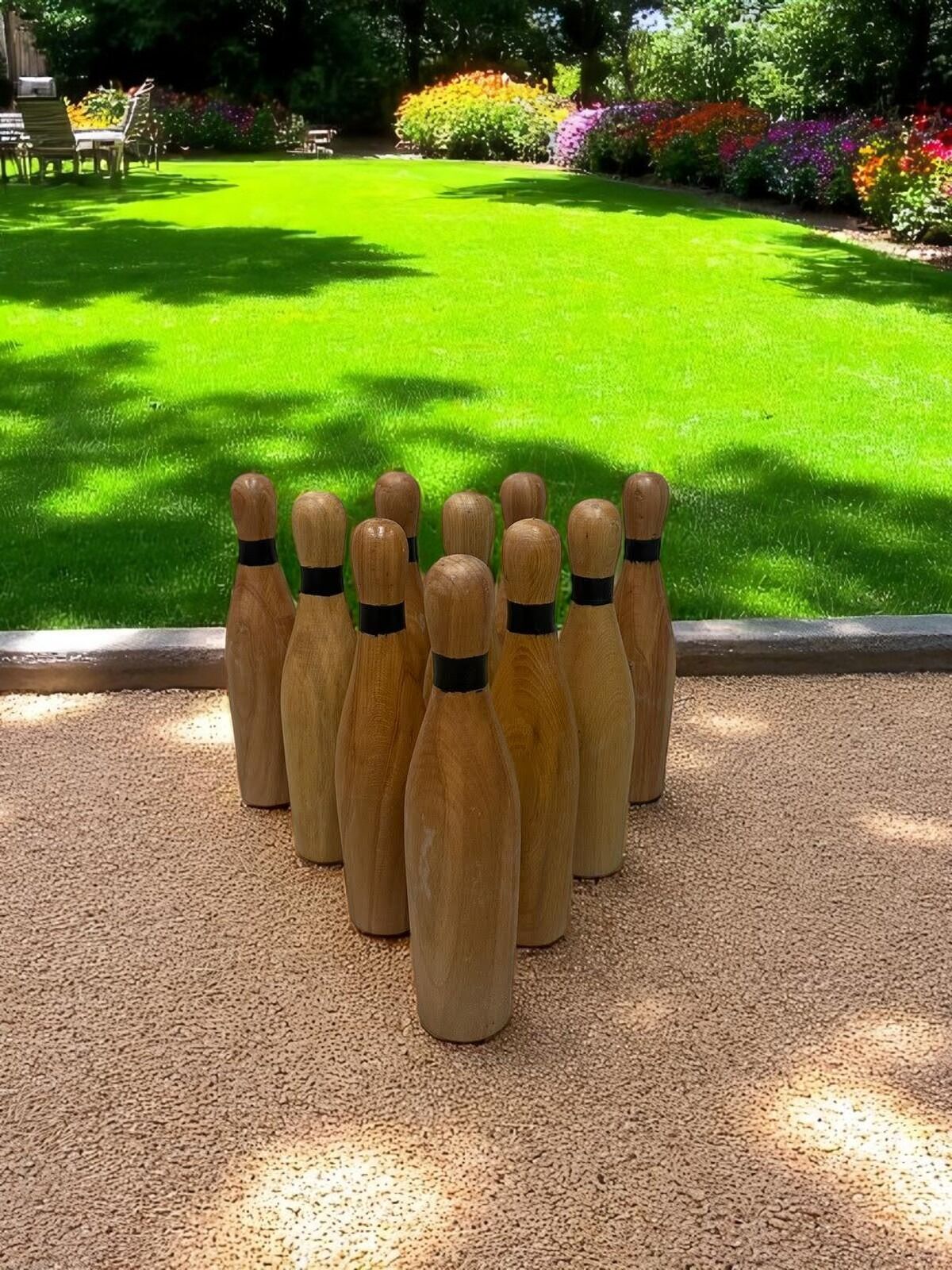 Ahşap Bowling Seti