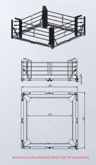 KATLANABİLİR BOKS RİNGİ YER TİPİ ALMANYA MODEL