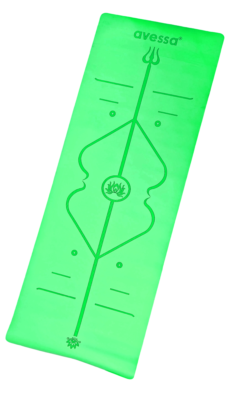 AVESSA RYM-GREEN KAUÇUK YOGAMAT YEŞİL RENK 183*68*0,5 CM