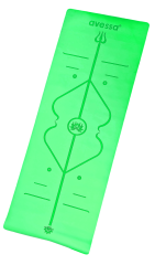 AVESSA RYM-GREEN KAUÇUK YOGAMAT YEŞİL RENK 183*68*0,5 CM