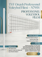 TVF Onaylı Profesyonel Voleybol Filesi – N795V