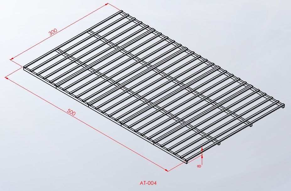YÜKSEK ATLAMA MİNDERİ ALT METAL IZGARASI
